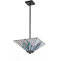 Elstead Lighting Alderley lampa podsufitowa 2x60 W brązowa TF-ALDERLEY-F-P