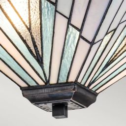 Elstead Lighting Alderley lampa podsufitowa 2x60 W brązowa TF-ALDERLEY-F-P