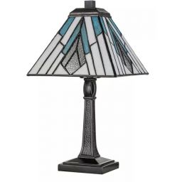 Elstead Lighting Alderley lampa stołowa 1x40 W brązowa TF-ALDERLEY-TL-M