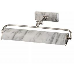 Elstead Lighting Winchfield kinkiet 2x40 W biały/nikiel WINCHFIELD-PLM-PN-WM