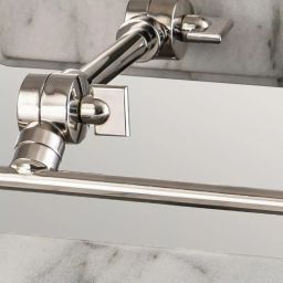 Elstead Lighting Winchfield kinkiet 2x40 W biały/nikiel WINCHFIELD-PLM-PN-WM