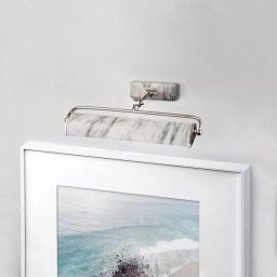 Elstead Lighting Winchfield kinkiet 2x40 W biały/nikiel WINCHFIELD-PLM-PN-WM