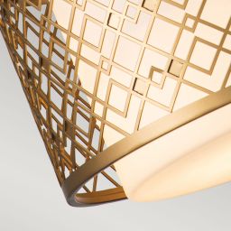 Elstead Lighting Ziggy lampa wisząca 2x60 W lakierowane złoto ZIGGY-2P-M-LG