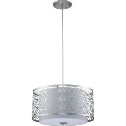Elstead Lighting Ziggy lampa wisząca 2x60 W lakierowane srebro ZIGGY-2P-M-LS