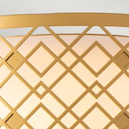 Elstead Lighting Ziggy plafon 2x60 W lakierowane złoto ZIGGY-F-M-LG