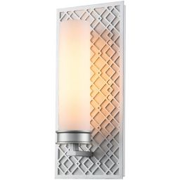 Elstead Lighting Ziggy kinkiet 1x40 W lakierowane srebro ZIGGY1-LS