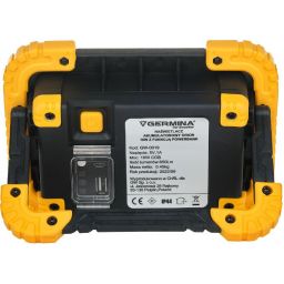 Germina Orion naświetlacz 10 W 6000K czarny-żółty GW-0019