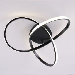 Goldlux Oskar lampa podsufitowa 1x30 W czarna 329684