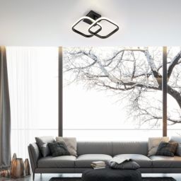 Goldlux Robert lampa podsufitowa 1x25 W czarna 329721