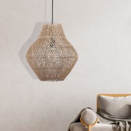 Goldlux Ontake lampa wisząca 1x20 W czarna-beżowa 330420