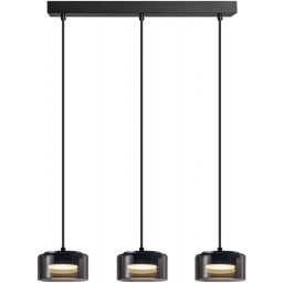 Goldlux Ofelia lampa wisząca 3x10 W czarna 331281