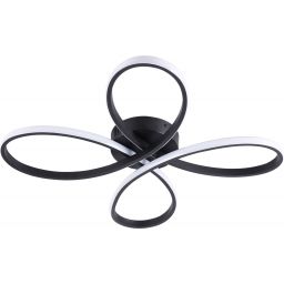 Goldlux Fiore lampa podsufitowa 1x42 W czarna 331816