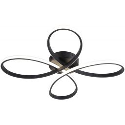 Goldlux Fiore lampa podsufitowa 1x42 W czarna 331816