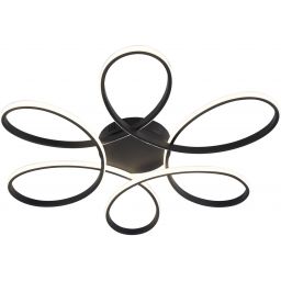 Goldlux Fiore XL lampa podsufitowa 1x42 W czarna 331823