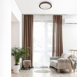 Goldlux Halina plafon 1x48 W biały-czarny 331861