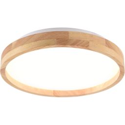 Goldlux Janusz plafon 1x12 W biały-drewno 331908