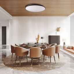 Goldlux Kern plafon 1x80 W biały-czarny 331915