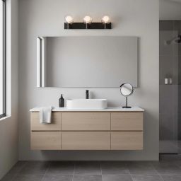 Goldlux Pola kinkiet 3x5 W czarny-przezroczysty 336033