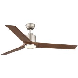 Globo Lighting Modesto lampa podsufitowa z wentylatorem 1x20 W szara-drewno 03607