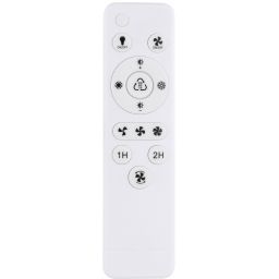 Globo Lighting Karen lampa podsufitowa z wentylatorem 1x24 W czarna-brązowa 03661