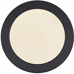 Globo Lighting Lasse plafon 1x18W LED czarny/biały opalizowany 12379-18B