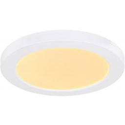 Globo Lighting Lasse plafon 1x18W LED biały/biały opalizowany 12379-18W