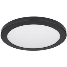 Globo Lighting Lasse plafon 1x24W LED czarny/biały opalizowany 12379-24B