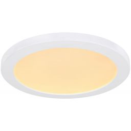 Globo Lighting Lasse plafon 1x24W LED biały/biały opalizowany 12379-24W