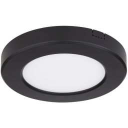 Globo Lighting Lasse plafon 1x6W LED czarny/biały opalizowany 12379-6B