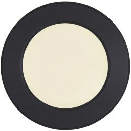 Globo Lighting Lasse plafon 1x6W LED czarny/biały opalizowany 12379-6B