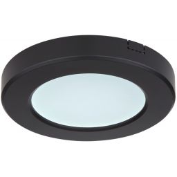 Globo Lighting Lasse plafon 1x6W LED czarny/biały opalizowany 12379-6B