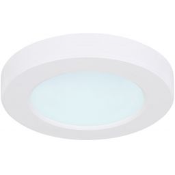 Globo Lighting Lasse plafon 1x6W LED biały/biały opalizowany 12379-6W