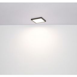 Globo Lighting Lasse plafon 1x12W LED czarny/biały opalizowany 12380-12B