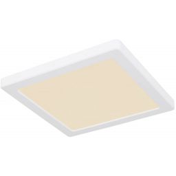 Globo Lighting Lasse plafon 1x18W LED biały/biały opalizowany 12380-18W