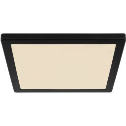 Globo Lighting Lasse plafon 1x24W LED czarny/biały opalizowany 12380-24B