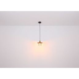 Globo Lighting Viejo lampa wisząca 1x60W czarny mat/miedziany 15086BH1