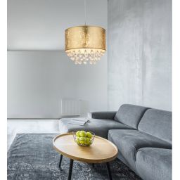 Globo Lighting Amy lampa wisząca 1x60W złota 15187H3