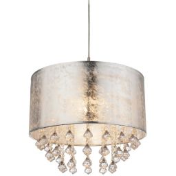 Globo Lighting Amy I lampa wisząca 1x60W srebrna 15188H3