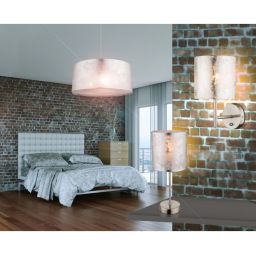 Globo Lighting Amy I kinkiet 1x40W srebrny 15188W