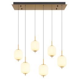 Globo Lighting Ewald lampa wisząca 6x40 W mosiądz 15217-6
