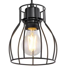 Globo Lighting Mina kinkiet 1x40W czarny/drewno 15326NW