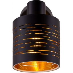 Globo Lighting Tunno kinkiet 1x15W czarny/złoty 15342-1