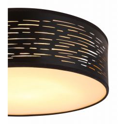 Globo Lighting Tunno plafon 1x20 W czarny 15342D1