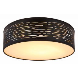 Globo Lighting Tunno plafon 1x20 W czarny 15342D1