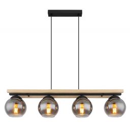 Globo Lighting Conni lampa wisząca 4x25 W czarna 15569-4H