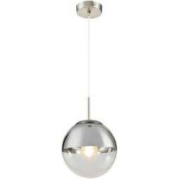 Globo Lighting Varus lampa wisząca 1x40W chrom/przezroczysty 15851