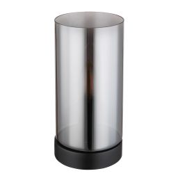 Globo Lighting Olly lampa stołowa 1x25W czarny mat/przydymiony 21002T