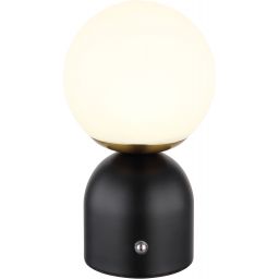 Globo Lighting Julsy lampa stołowa 1x2,5W LED czarny mat/mosiądz mat 21006S