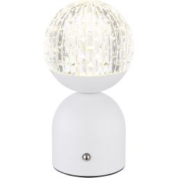 Globo Lighting Julsy lampa stołowa 1x2,5W LED biały mat/przezroczysty 21007W