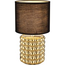 Globo Lighting Valentino lampa stołowa 1x40W złoty/czarny 21626